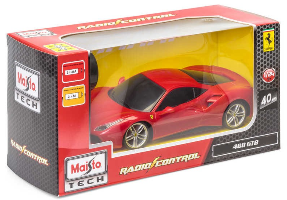 Remote Control Ferrari Rood Remote Control Ferrari 488 GTB – Happy Go Lucky