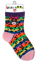 TY Sock a Boos - Dotty Leopard Cat