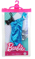 Barbie Fashion Accessories - Barbie Outfit Blue Dress with Bow