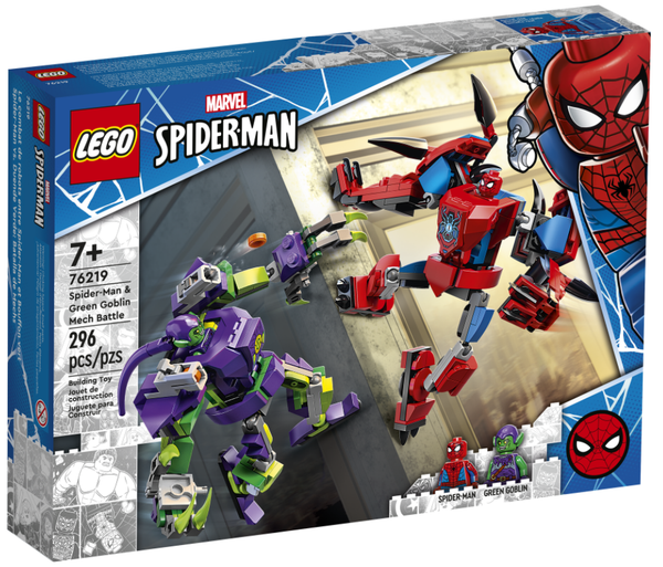 LEGO ® 76219 Spider-Man & Green Goblin Mech Battle