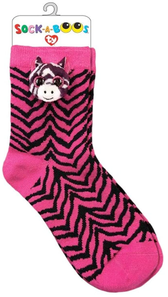 TY Sock a Boos - Zoey Zebra