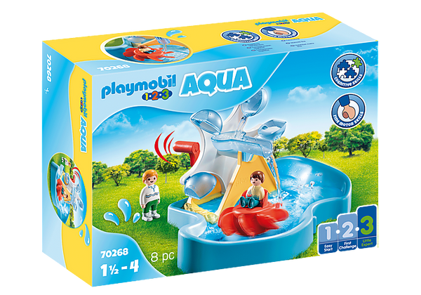 Playmobil 70268 AQUA Water Wheel Carousel 1.2.3