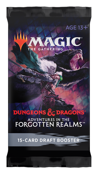 Magic The Gathering D&D Adventures in the Forgotten Realms Draft Booster pack
