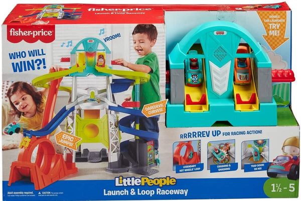 Fisher Price - Little People Wheelies Launch and Loop Garage