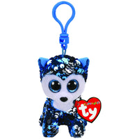 TY Slush Husky Dog - Flippables  - KEY CLIP