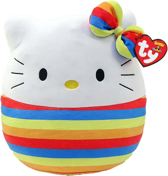 TY 39328 Hello Kitty Rainbow - SQUISH-A-BOO - 14"