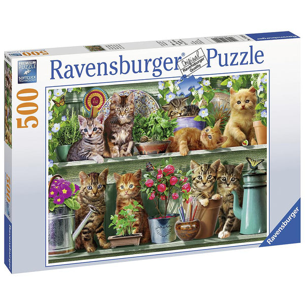 Ravensburger 14824 Cats on the Shelf 500p Puzzle