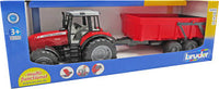 Bruder 02045 Massey Ferguson 7480 with Tipping Trailer