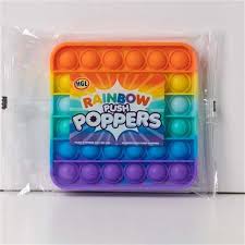 Pop It - Rainbow Push Poppers