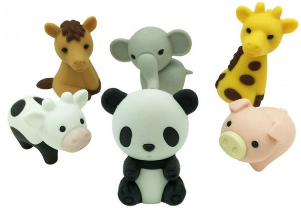 Iwako Zoo Animals Japanese Puzzle Erasers