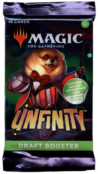 Magic The Gathering Unfinity Draft Booster pack – Happy Go Lucky