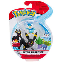 Pokemon - Battle Figure Set UMBREON, ODDISH & PIPLUP