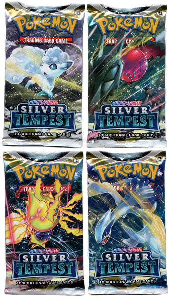 Pokémon Sword & Shield Silver Tempest Booster Packet