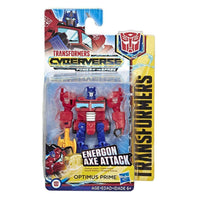 Transformers - Bumblebee Cyberverse Adventures - Scout Class Figure: Energon Axe Attack Optimus Prime