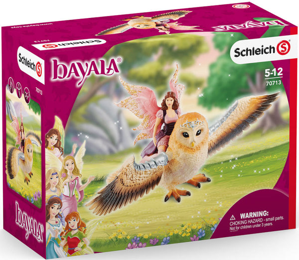 Schleich 70713    Fairy in Flight on Glam-Owl