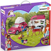 Schleich 42535 Horse Adventures with Car and Trailer