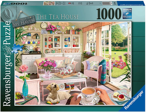 Ravensburger 16956 My Haven No 9 The Tea House 1000p Puzzle
