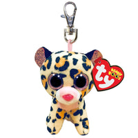 TY 35248 Livvie Leopard Cat - BOO - KEY CLIP