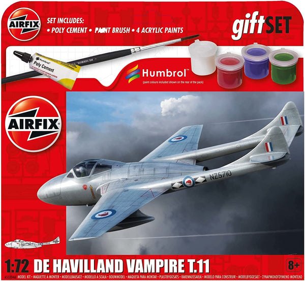 Airfix Medium Gift Set - De Havilland Vampire T11